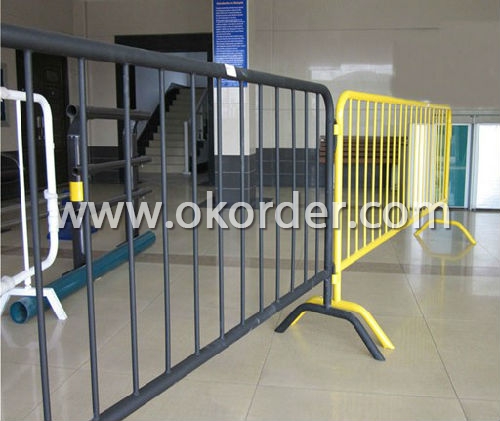 Crowd Control Barriers usage