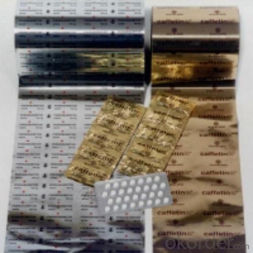 Aluminum High Quality Pharmaceutical Foil for Packing System 1