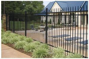 PVC Coated And Galvanized Steel Picket Fence