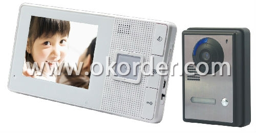 4inch 2.4G Wireless Video Doorphone,CMOS camera,Hot sale