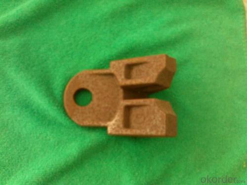 Scaffolding Parts-Color Galvanized Brace End Thickness 2.75mm System 1