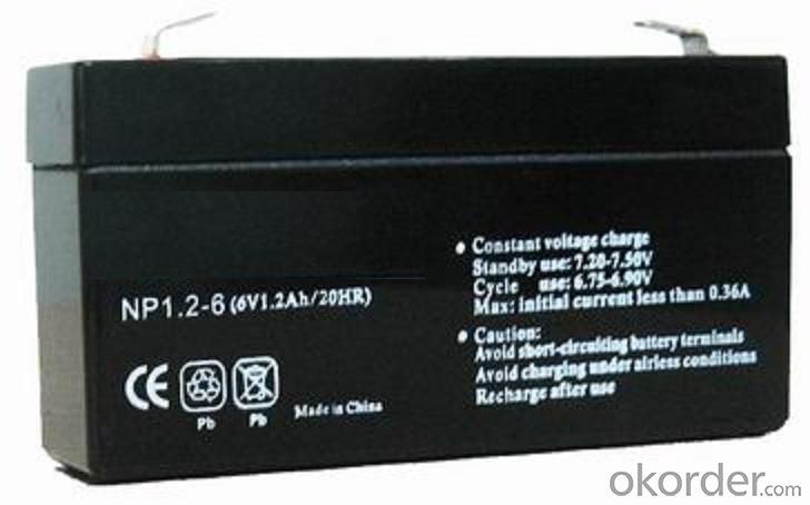 Valve Regulated Lead Acid Battery 6V/1Ah System 1
