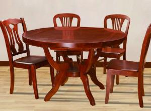 Round Solid Wood Dinning Table