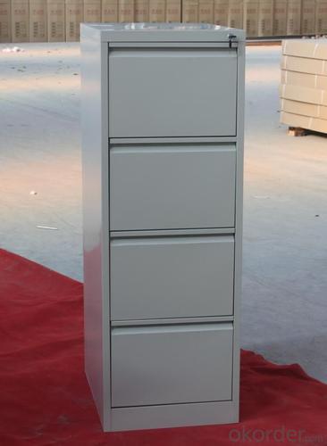 Vertical 4 Drawer Filing Cabinet CM-4D-009 System 1