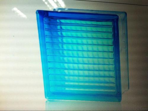 Glass Block Cloudy Light Blue System 1