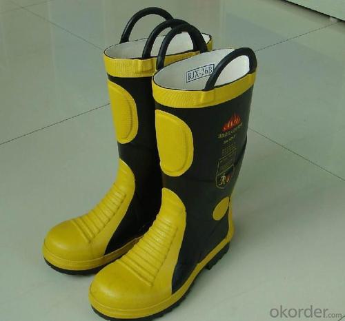 Fire Resistant Safety Rubber Boots for FireFighter System 1