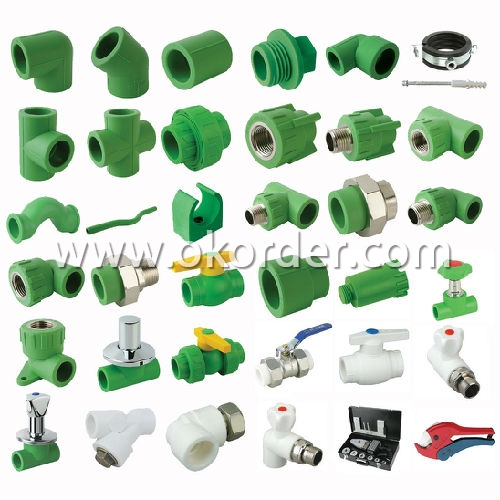 PPR Pipe Fittings (green)
