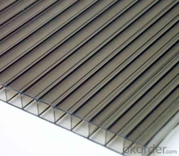 Triple-Wall Polycarbonate Sheet With UV Protection And Different Colors System 1