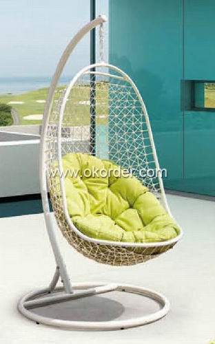 rattan swing chair