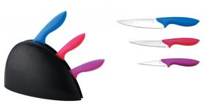 Non-stick Color Knife Set With Acrylic Block any color System 1