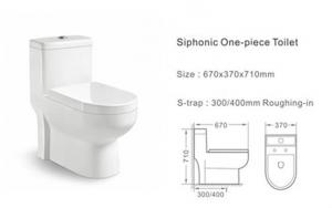 Siphonic One-piece Closet CH002 System 1