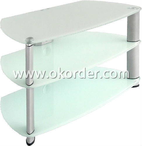 3-6mm clear acid etched glass for furniture,table, etc.