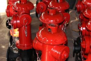 Outdoor Fire Hydrant Grey Cast Iron Fire-figthing Equipment