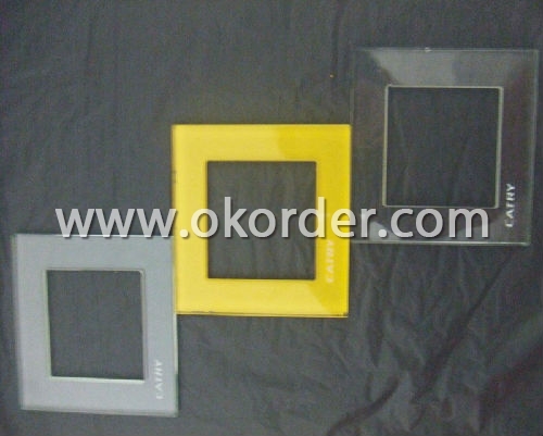 4-19 silkscreen printing glass for furniture