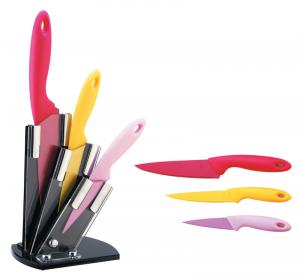 4 pcs Non-Stick Colorful Knife Set