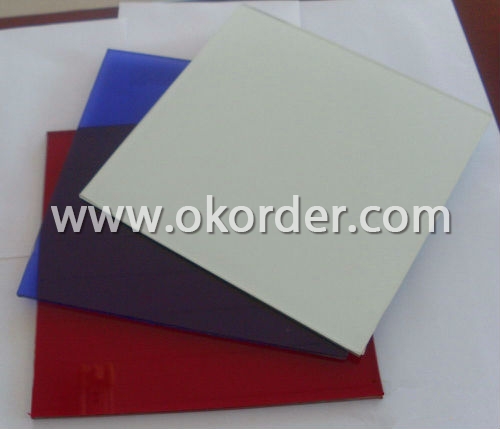 2mm/2.7mm colored sheet glass