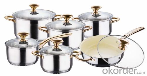 12 pcs Cookware Set System 1