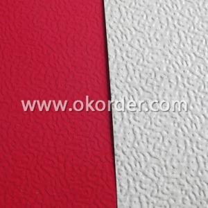 Stucco Pattern Embossed Aluminum Checkered Anti-Slip Coated Sheet and Coil