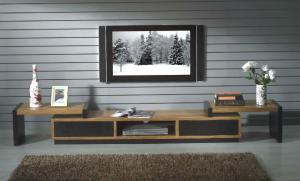 Wood Veneer TV Stand