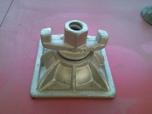 Scaffolding Parts-Galvanized Tie Rod Nut With Base Plate