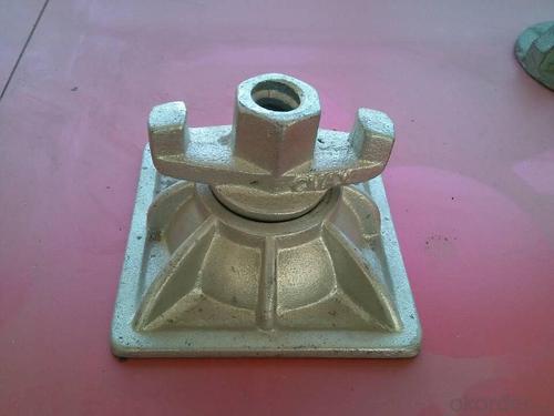 Scaffolding Parts-Galvanized Tie Rod Nut With Base Plate System 1
