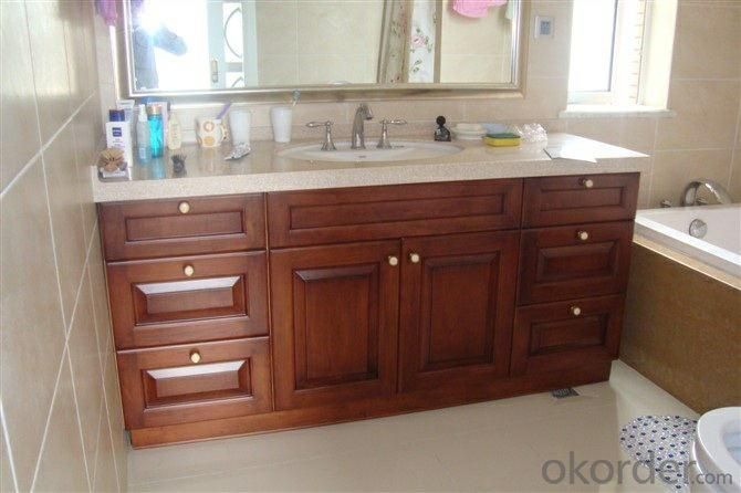 Solid Wood Bathroom Vanity System 1