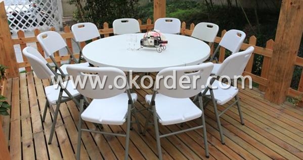 Semi-Round Dining Table 48/96