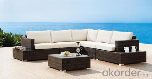 Aluminum Rattan Sofa Set SS040 System 1