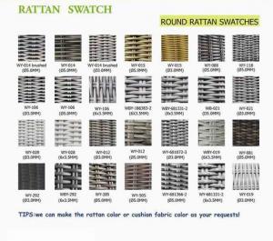 Aluminum Rattan Sofa Set SS028 System 1