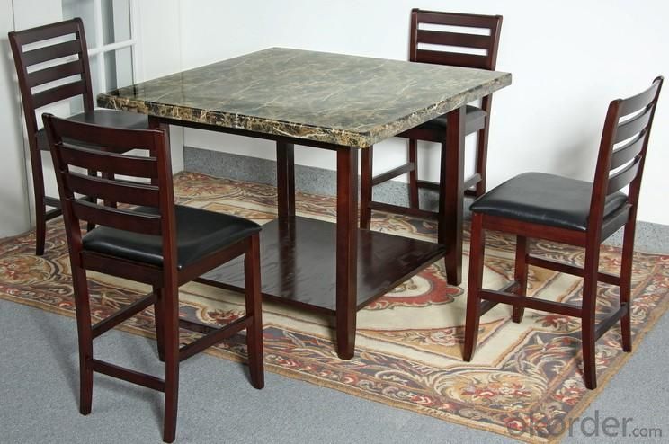 Marble-Like Top Dining Set