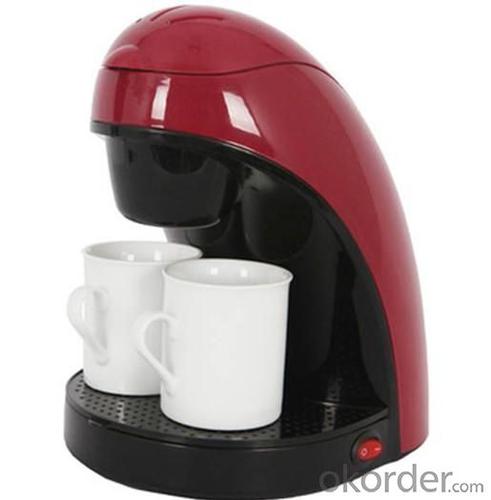 2 Cup Drip Coffee Maker With Two Ceramic Cups System 1