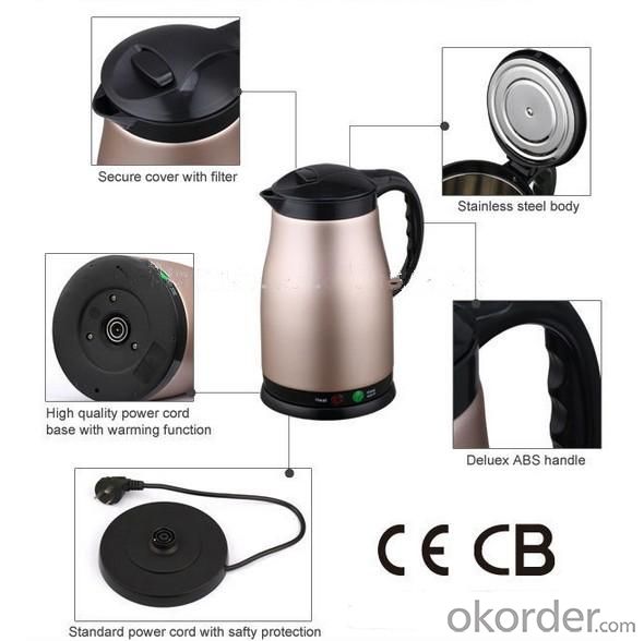 Supper Light Stainless Steel Electric Kettles