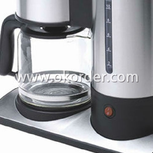 Stainless steel coffee machine