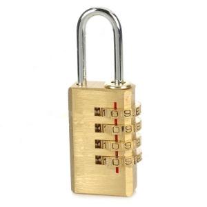 4 Digit Combination Brass Lock Outdoor Lock