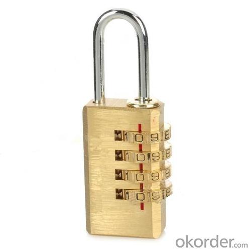 4 Digit Combination Brass Lock Outdoor Lock System 1
