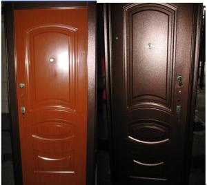 Steel Security Doors with Quality Lock System and UV Painting