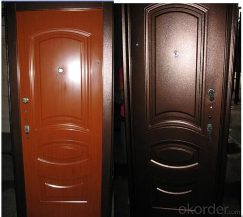 Steel Security Doors with Quality Lock System and UV Painting System 1