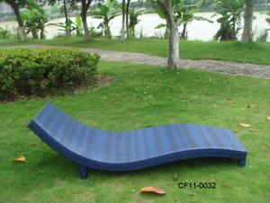 Modern Leisure Rattan Outdoor Garden Furniture Lounge Bed