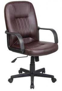 Brown Modern style PU Office Chair/ PP Armrests/Butterfly tilt/Office Furniture System 1
