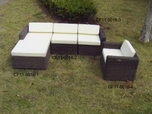 Rattan Modern Outdoor Garden Furniture Sofa Set System 1