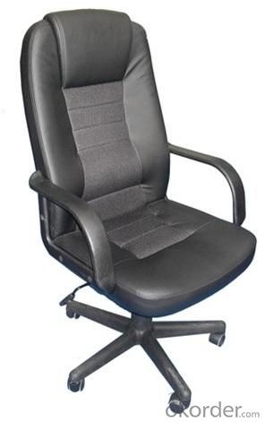 Confortable executive PU Office Chair/320mm Nylon Base/ PP Armrests/Butterfly tilt/Office Furniture