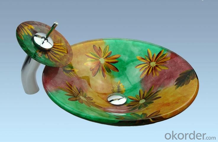 Popular Hot Selling Tempered glass Bathroom Product Beauty Color Waterfall Combination System 1