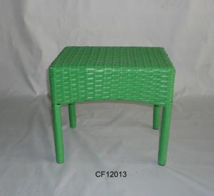 Classical Outdoor Furniture Iron and PE Rattan Children Table System 1