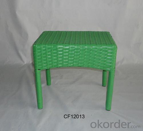 Classical Outdoor Furniture Iron and PE Rattan Children Table System 1