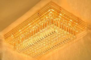 Crystal Ceiling Light Pendant Lights Classic Golden Ceiling Pendant Light 1100*710