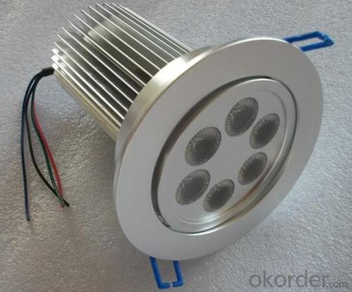 LED Downlight Adjustable RGB Low-voltage 6*3 W System 1