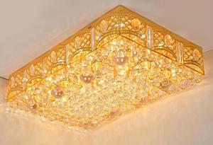 Crystal Ceiling Light Pendant Lights Classic Golden Ceiling Pendant Light 164PCS Light Ball 1000*640