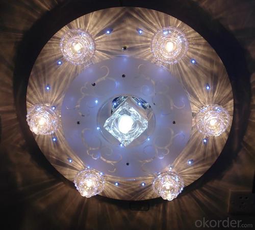 Living Room Light Type 1 D550MM LED Crystal Ceiling Light Pendant Lights Classic Ceiling Pendant Light System 1