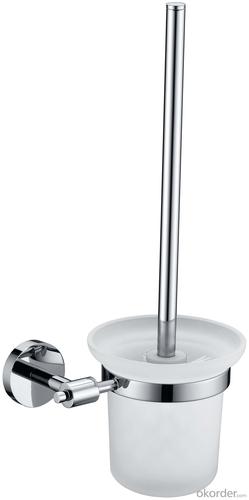 House Hardware Bathroom Accessories Brass Toilet Brush Holder System 1