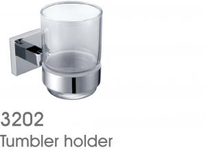 New Design Bathroom Accessories Solid Brass Tumbler Holder System 1